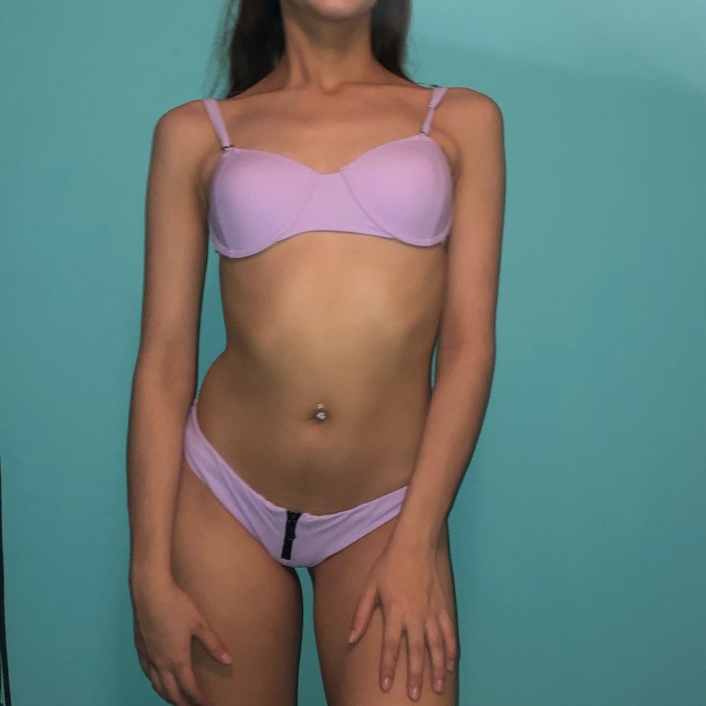 lavender bikini size small